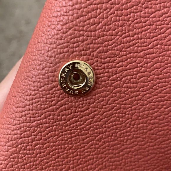 Burberry Pink Leather Long Wallet - Picture 6 of 10